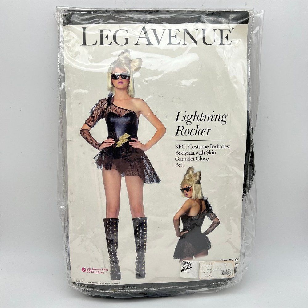 New Leg Avenue Lighting Rocker Costume - Size XS